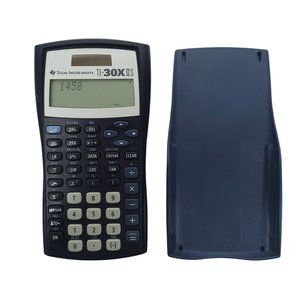 Texas Instruments TI-30X IIS Scientific Calculator Two Line Cover TESTED WORKS